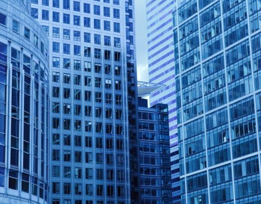 Modern buildings