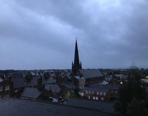 The city of Chester in UK