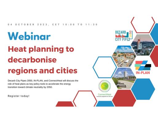 Webinar – Heat Planning to decarbonise regions and cities