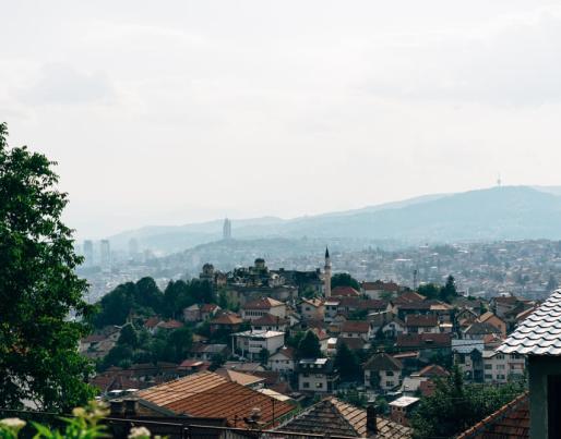 sarajevo landscape city