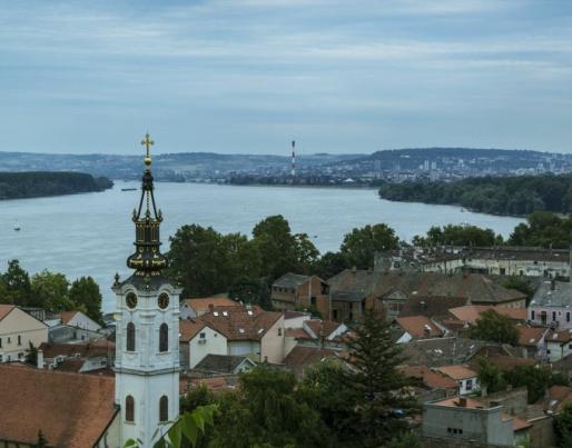 Overview of the city of Belgrade, Serbia