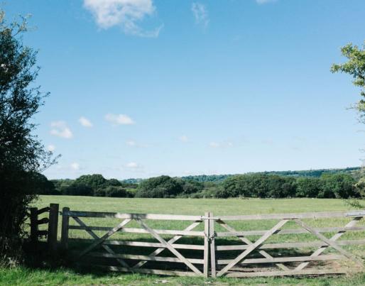 wales countryside fence farm