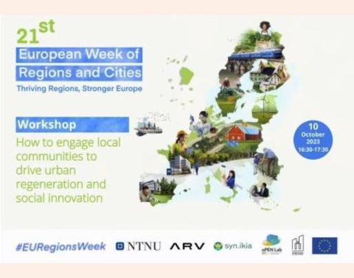 21st European Week of Regions and Cities