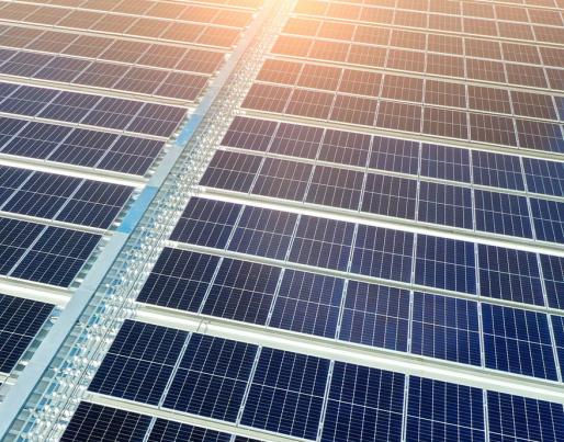 photovoltaic panels roof detail