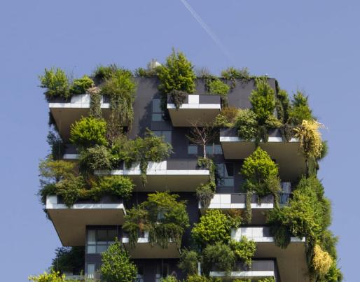 tetto facciata verde italia edificio