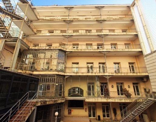 Existing office building before renovation
