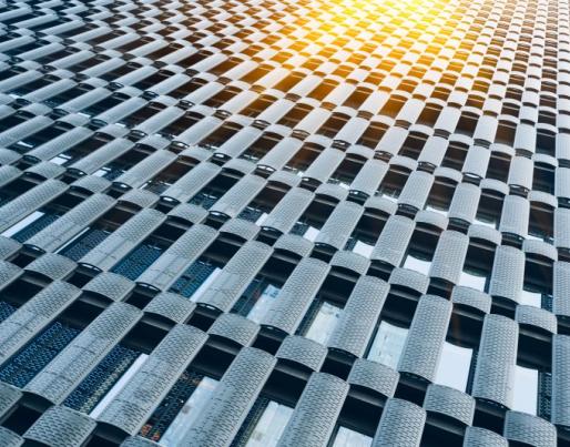 High rise modern building