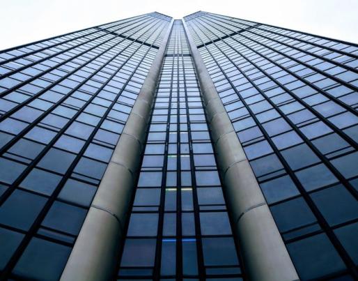 Glass building