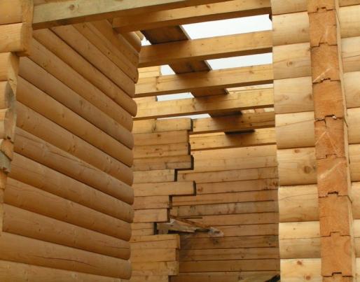 Wooden building structure