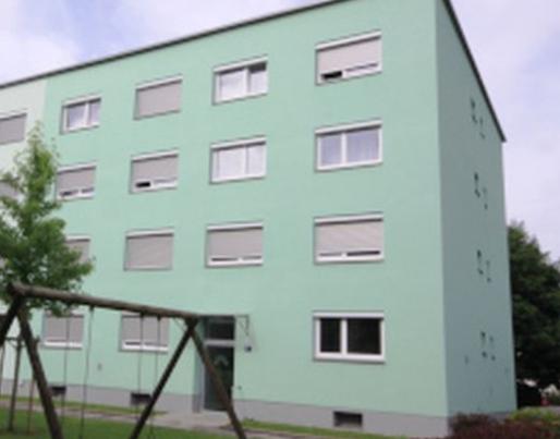 Apartment building after renovation