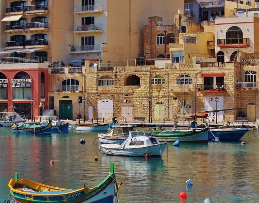 Architecture and sea in Malta