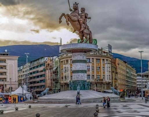 Skopje in North Macedonia