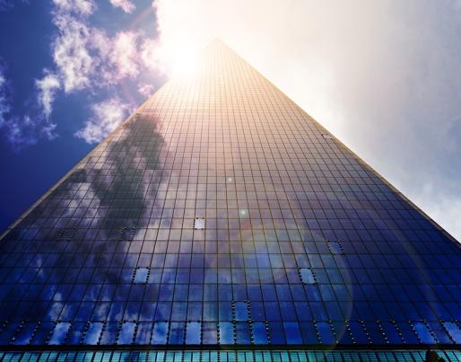 A skyscraper