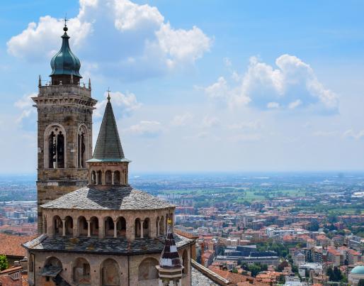 A view of Bergamo