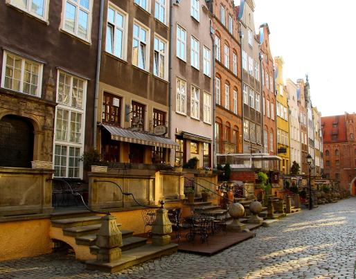 An alley in Poland