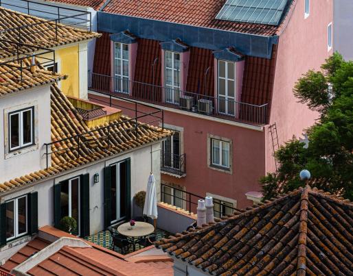 Roofs in Lisbon