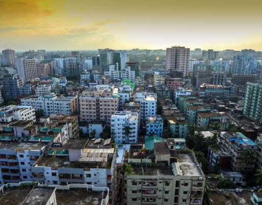 A view of Dhaka