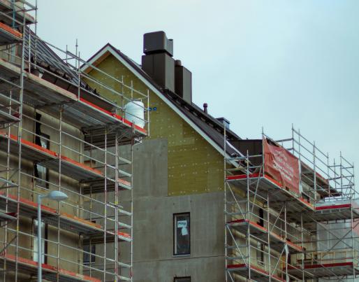 Buildings undergoing renovation