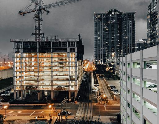 A construction site