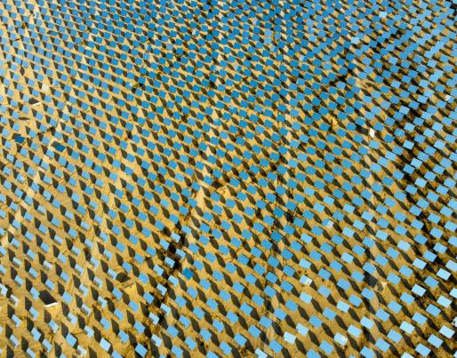 solar panels field