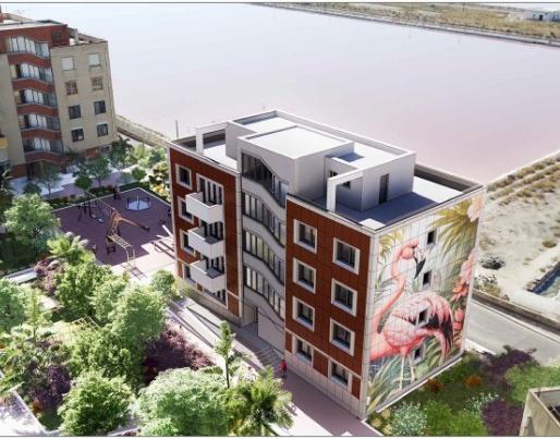 Picture illustrates the planned actions at the demo-site: Margherita di Savoia in Italy. © Arca