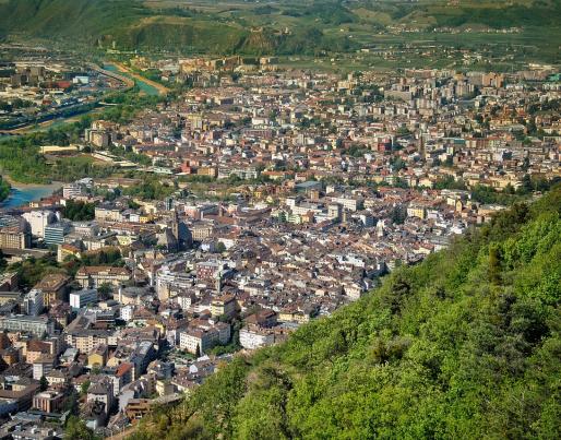 A view of Bolzano, South Tyrol