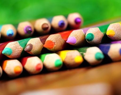 Coloured pencils