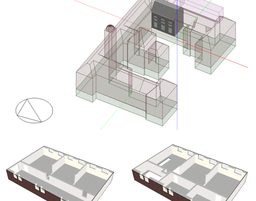 Image of building models of the demo sites