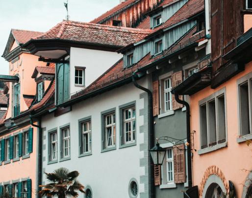 buildings german town facade
