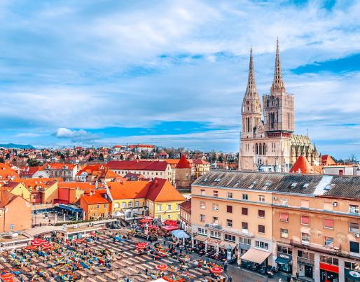 A view of Zagreb