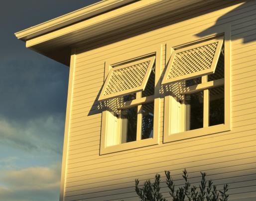 A house with timber facades
