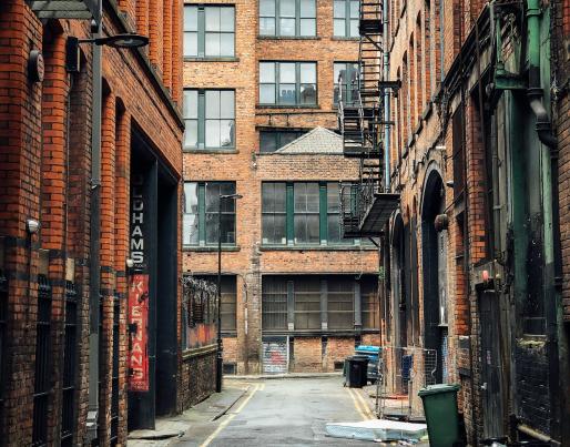 An alley in Manchester