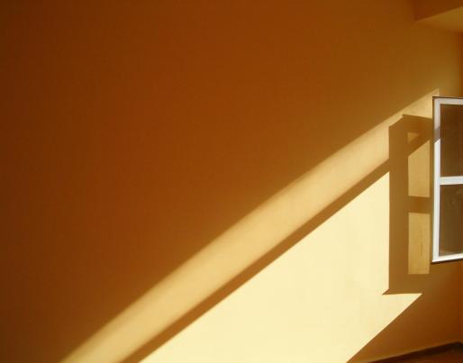 Sunlight coming through a window
