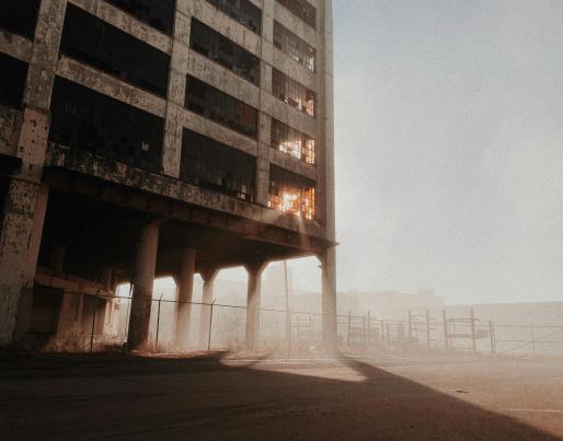 An abandoned building