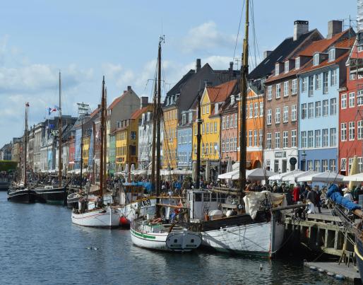 A view of Copenhagen
