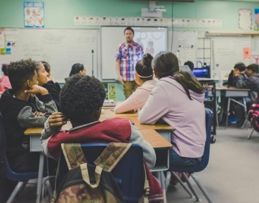 Kids in a classroom