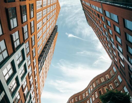 Modern buildings