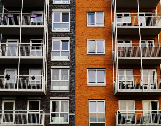 A multi apartment building