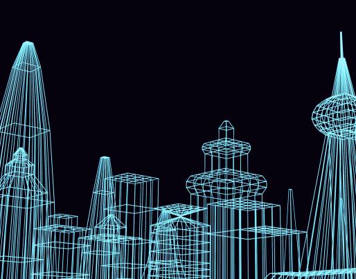 Lines resembling buildings