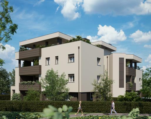One of the 'Residenza I Girasoli' buildings