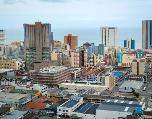 A view of Durban