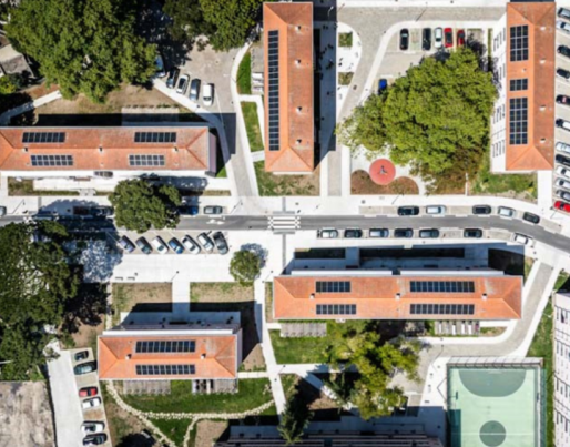 Cenital view of a neighbourhood