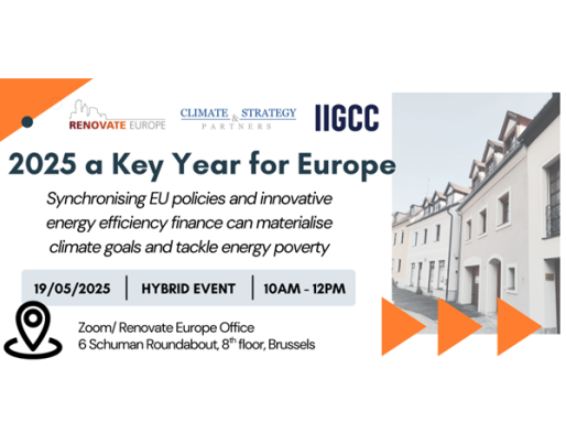 Synchronising EU policies and innovative energy efficiency finance is a unique opportunity for Europe to materialise its climate goals and to tackle energy poverty."