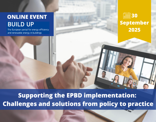 BUILD UP online event banner