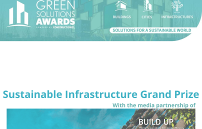 Sustainable Infrastructure Grand Prize banner from Construction 21
