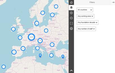 Interactive map of energy agencies