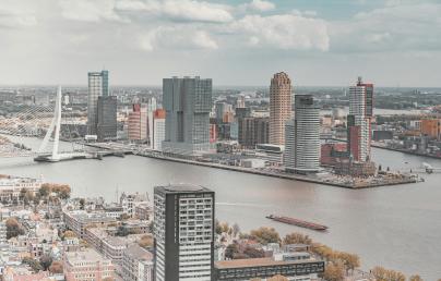 a view of Rotterdam