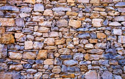 A wall of stones