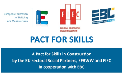 Pact for Skills: First 2025 meeting between EBC, FIEC and EFBWW