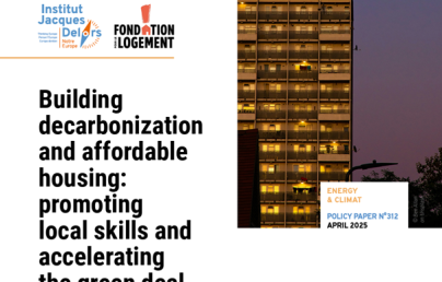 Building decarbonization and affordable housing: promoting local skills and accelerating the green deal